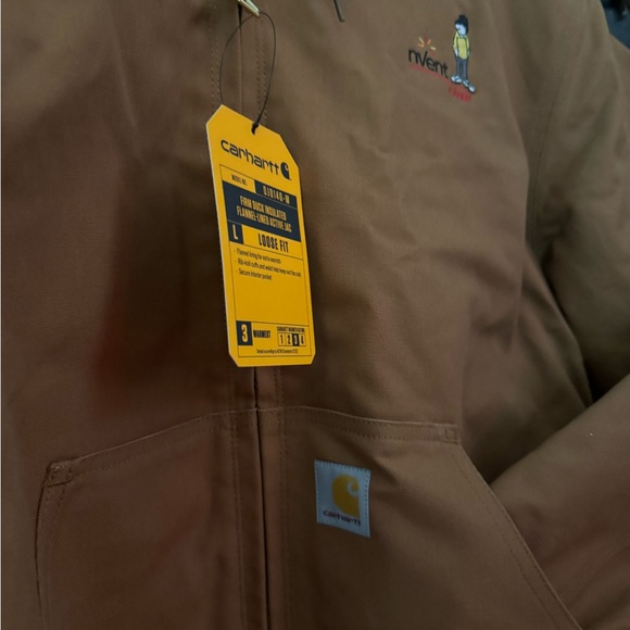 Carhartt Brown Men's Hooded Jacket new - Picture 5 of 9